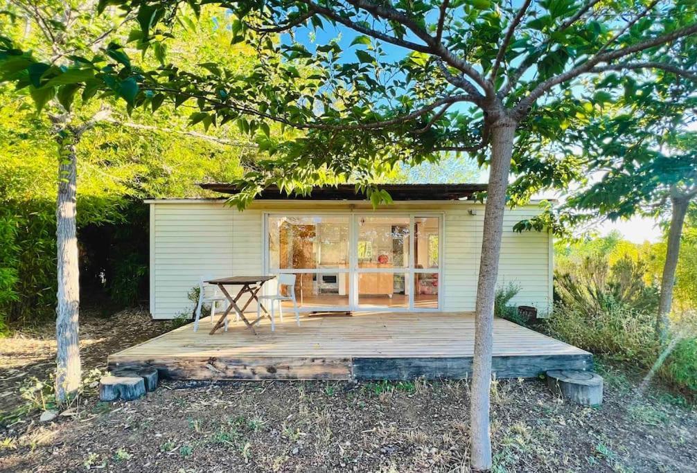 Eco Tiny Home & Office For Digital Nomads Vallmoll Exterior foto