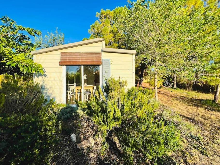Eco Tiny Home & Office For Digital Nomads Vallmoll Exterior foto